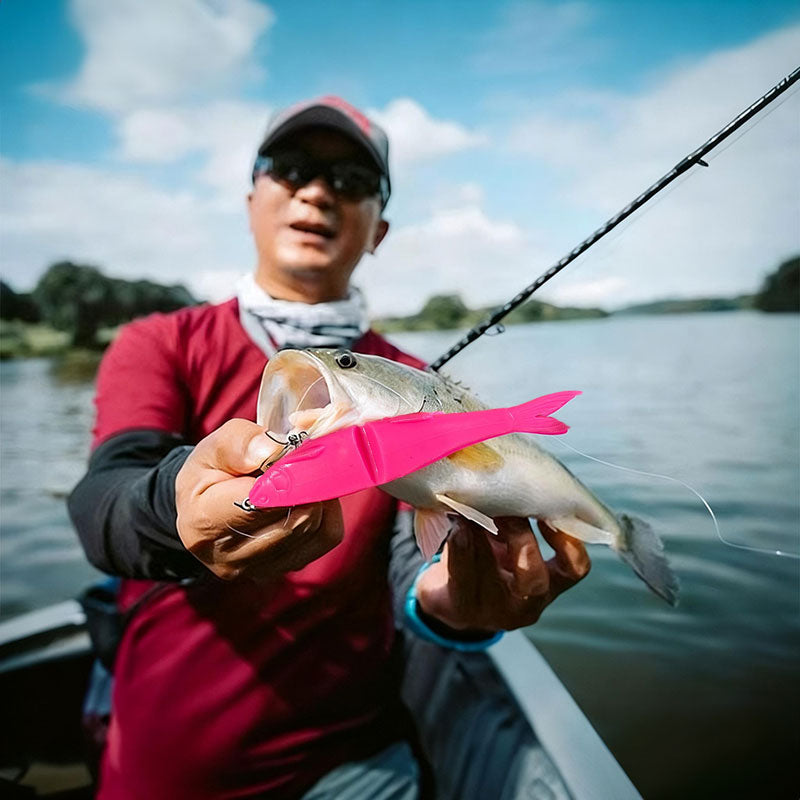 170/120mm Swimbait Fishing Lures - Realistic Wobbling Bass Lure Set, Artificial Soft Bait for Freshwater/Saltwater