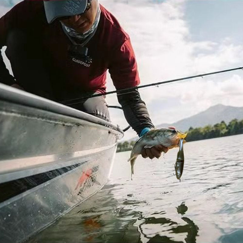 170/120mm Swimbait Fishing Lures - Realistic Wobbling Bass Lure Set, Artificial Soft Bait for Freshwater/Saltwater